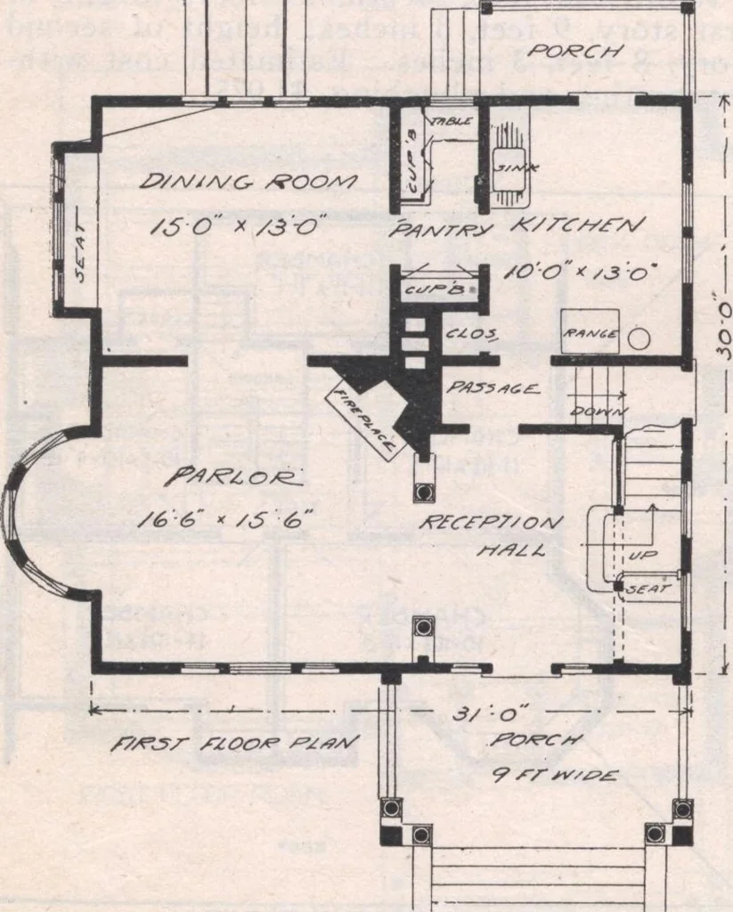 An illustration from Attractive homes, 1912, leaf 41