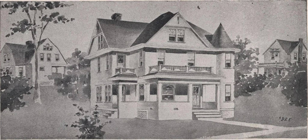 An illustration from Attractive homes, 1912, leaf 43