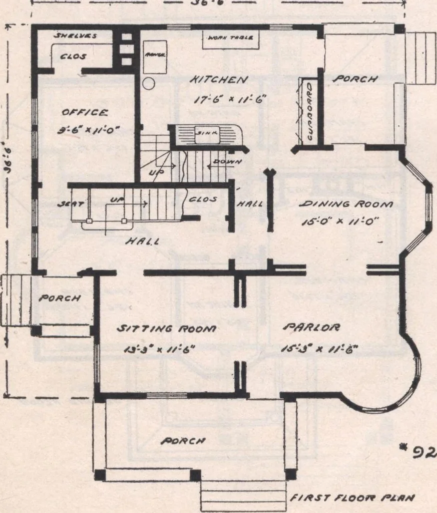 An illustration from Attractive homes, 1912, leaf 43