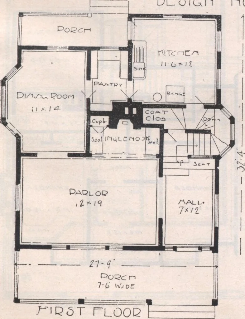 An illustration from Attractive homes, 1912, leaf 46