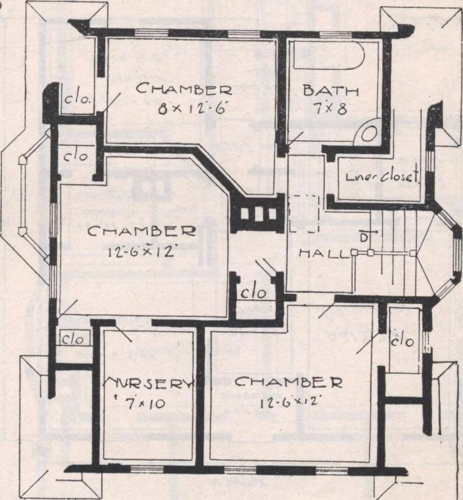 An illustration from Attractive homes, 1912, leaf 46