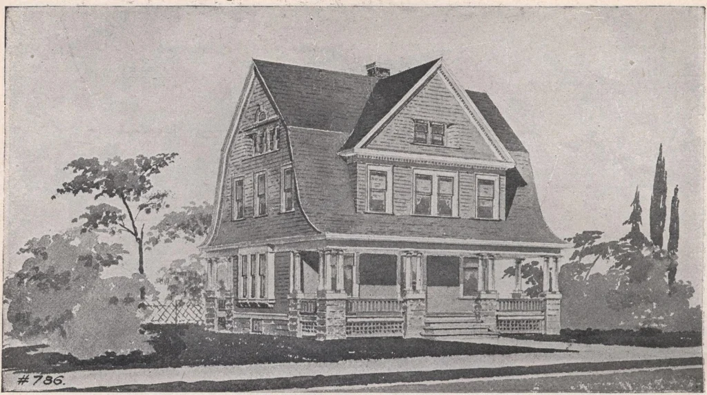 An illustration from Attractive homes, 1912, leaf 47