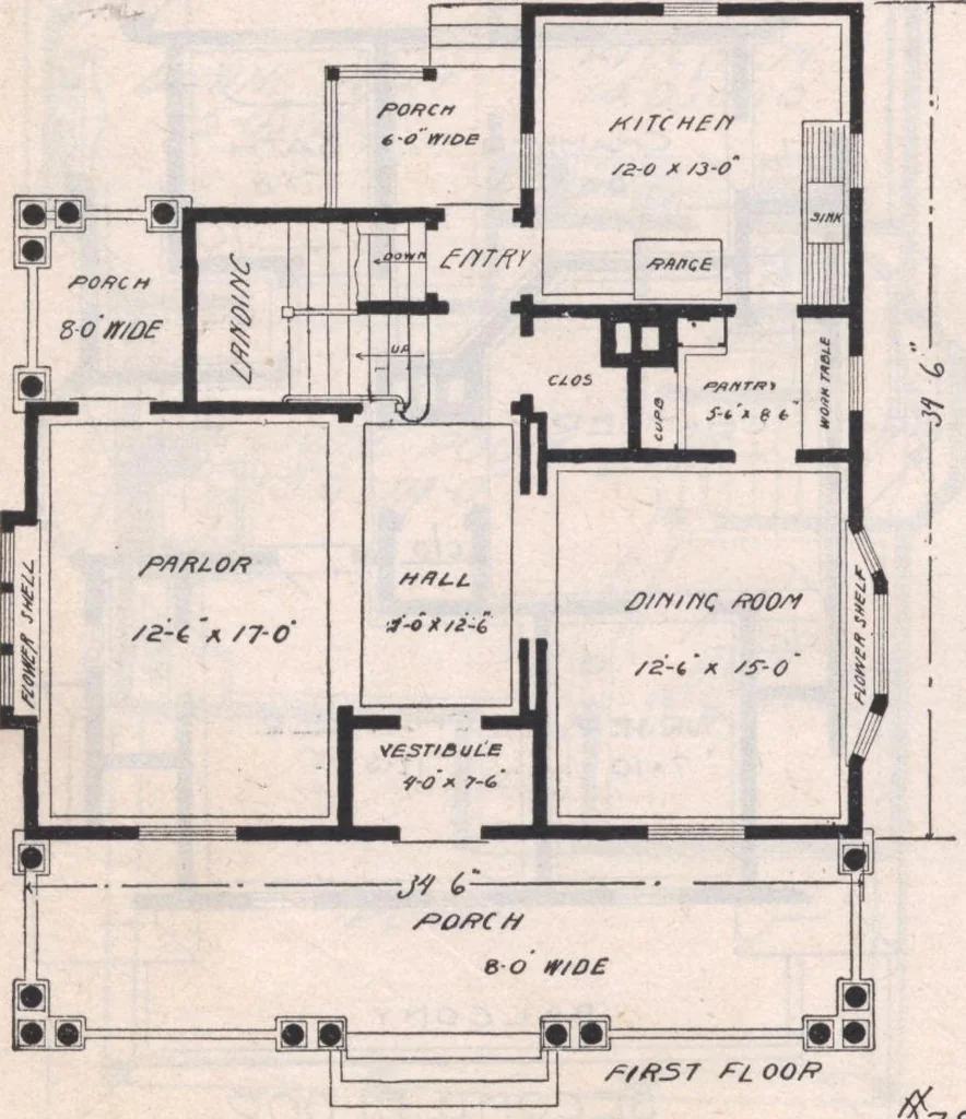 An illustration from Attractive homes, 1912, leaf 47