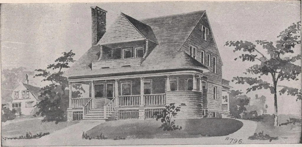 An illustration from Attractive homes, 1912, leaf 48