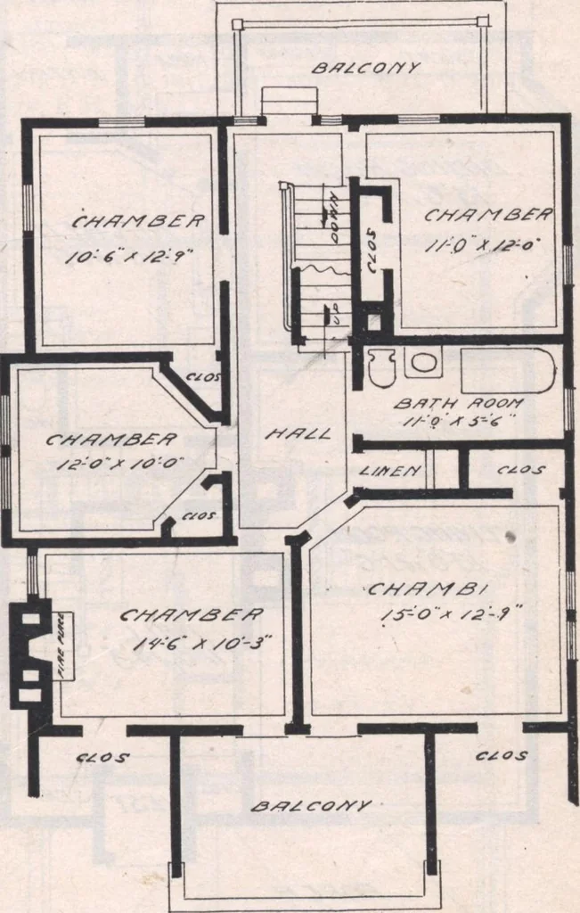 An illustration from Attractive homes, 1912, leaf 48