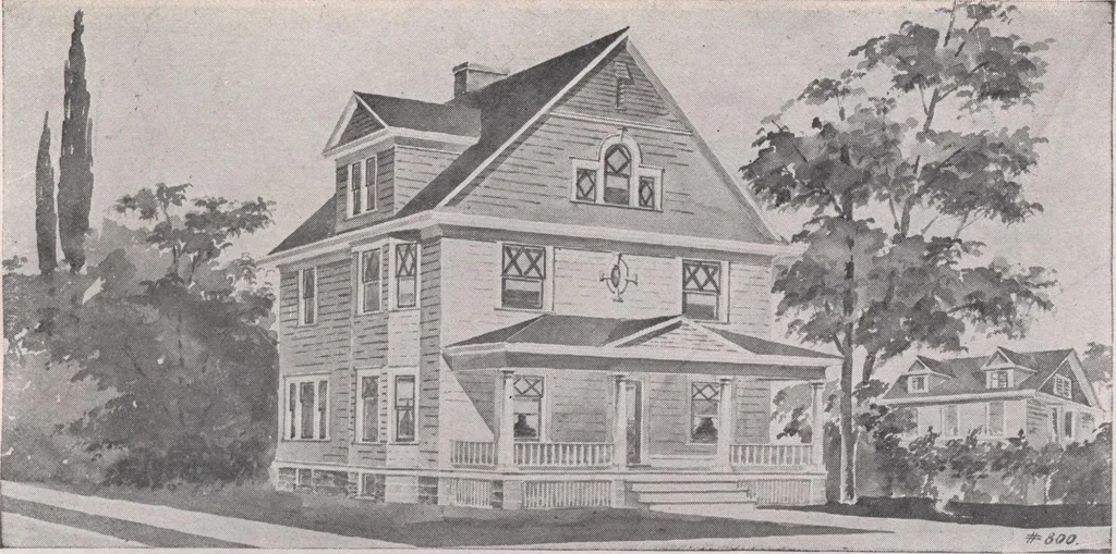An illustration from Attractive homes, 1912, leaf 50