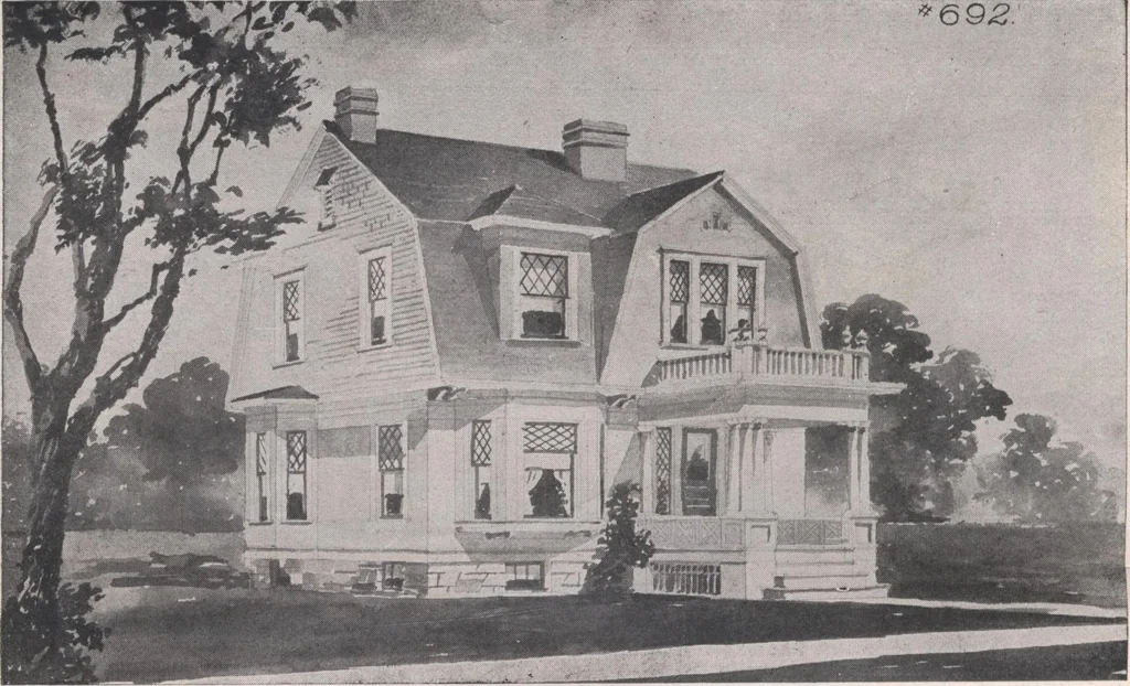 An illustration from Attractive homes, 1912, leaf 51