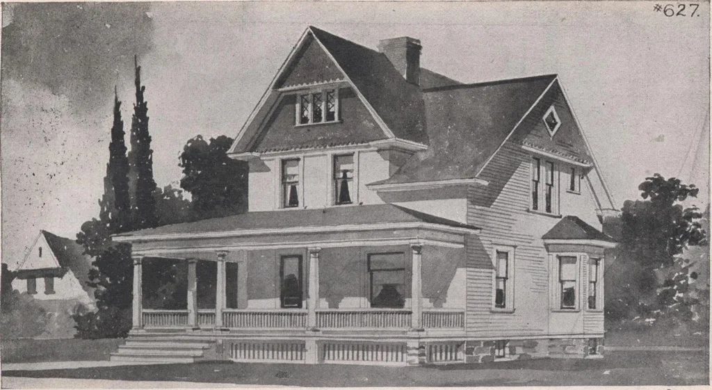 An illustration from Attractive homes, 1912, leaf 52