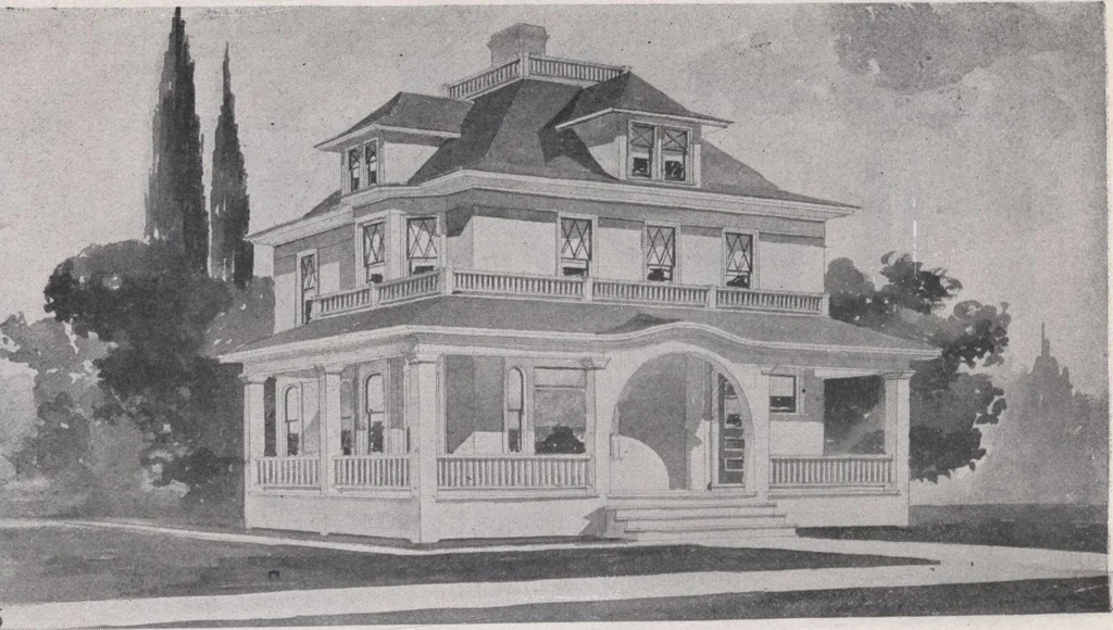An illustration from Attractive homes, 1912, leaf 53