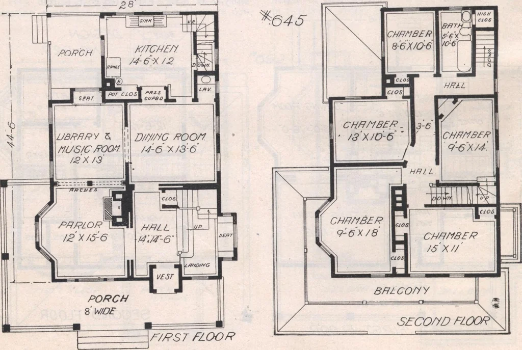 An illustration from Attractive homes, 1912, leaf 53