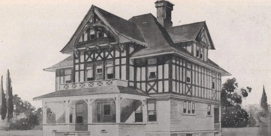 An illustration from Attractive homes, 1912, leaf 56