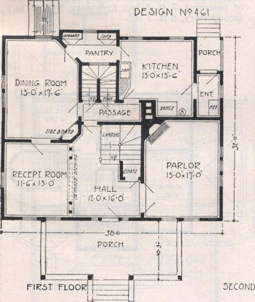 An illustration from Attractive homes, 1912, leaf 56