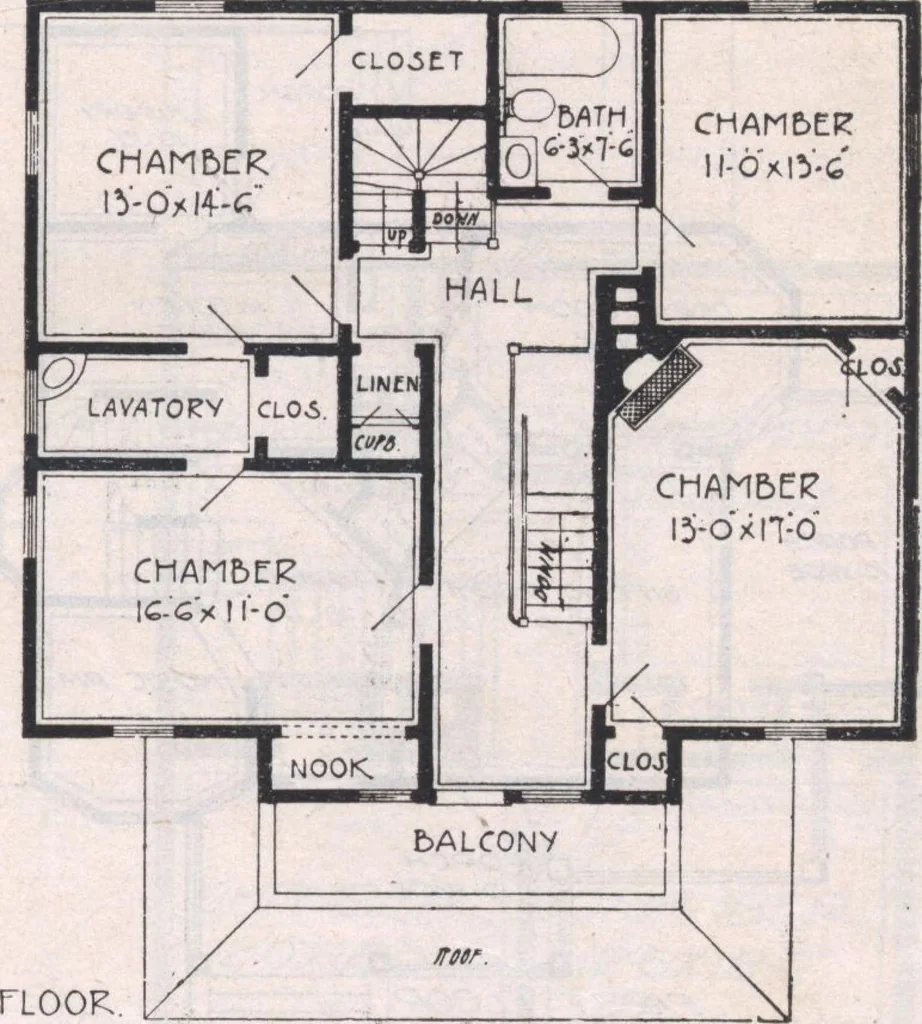 An illustration from Attractive homes, 1912, leaf 56