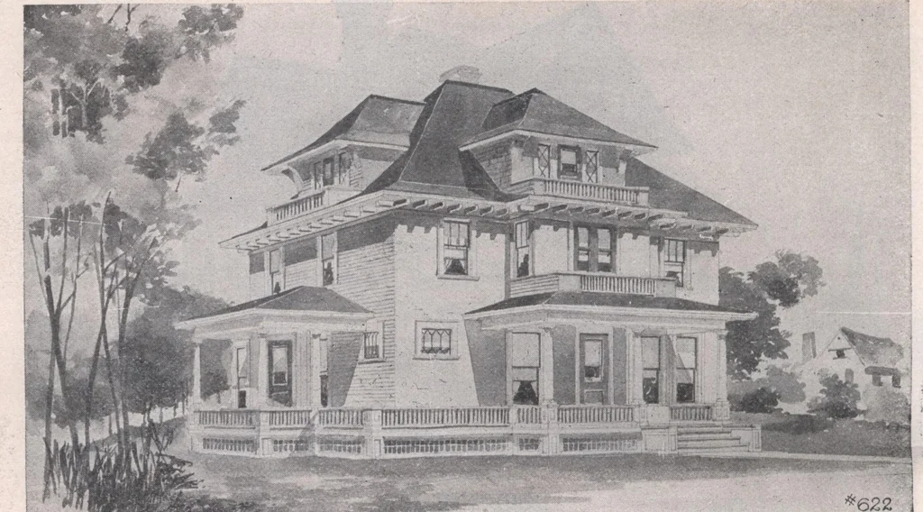 An illustration from Attractive homes, 1912, leaf 57