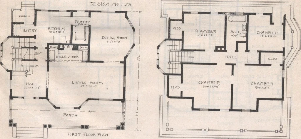 An illustration from Attractive homes, 1912, leaf 6
