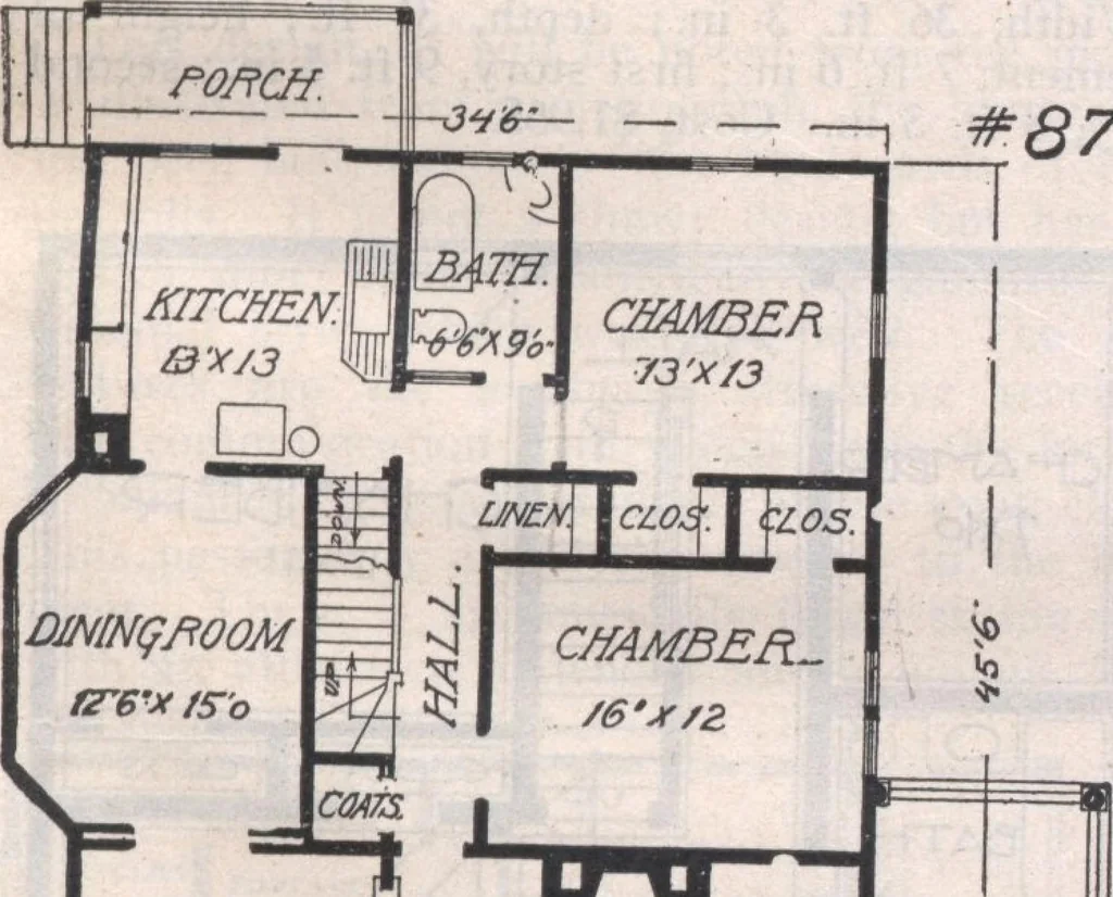 An illustration from Attractive homes, 1912, leaf 62