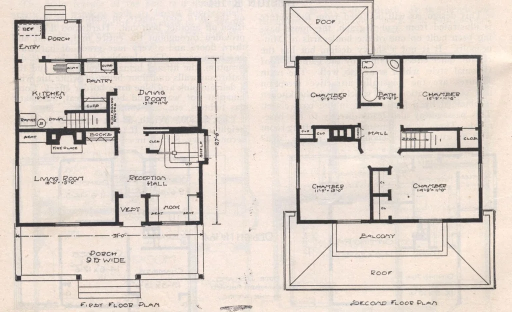 An illustration from Attractive homes, 1912, leaf 65