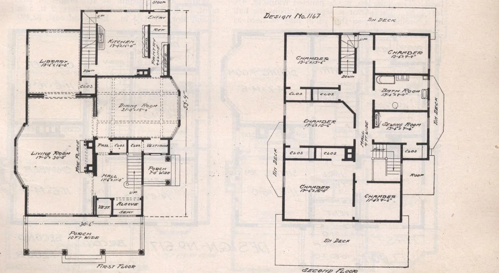 An illustration from Attractive homes, 1912, leaf 66