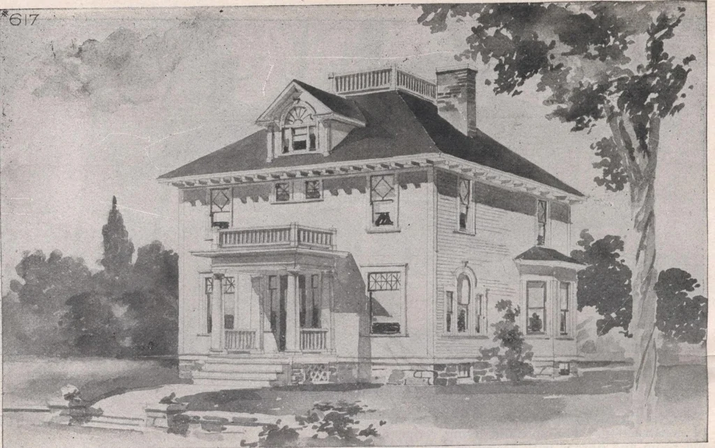 An illustration from Attractive homes, 1912, leaf 67