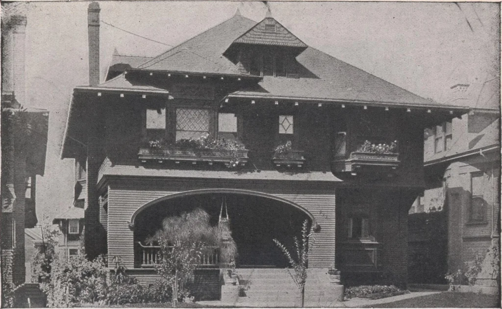 An illustration from Attractive homes, 1912, leaf 68