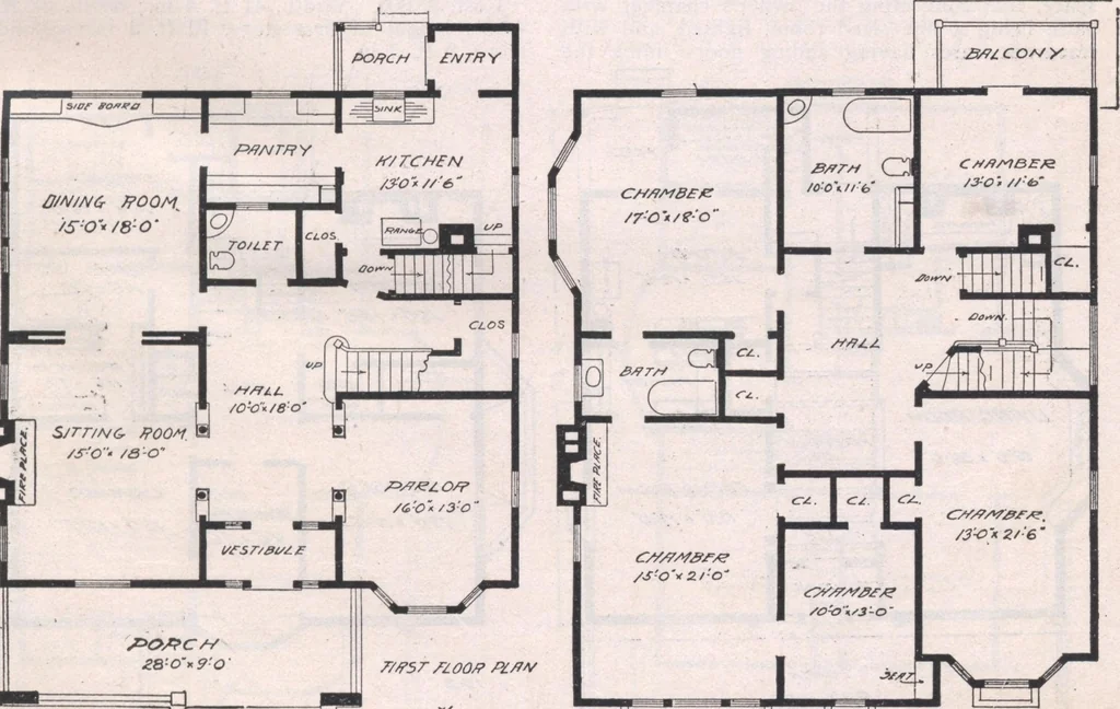 An illustration from Attractive homes, 1912, leaf 68