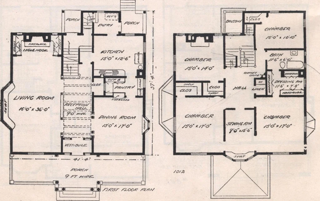 An illustration from Attractive homes, 1912, leaf 69