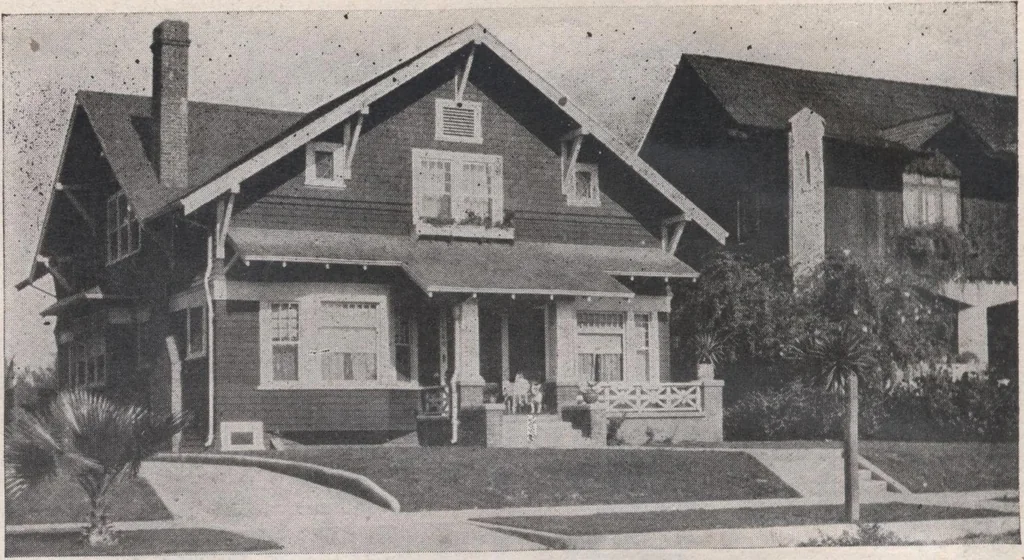 An illustration from Attractive homes, 1912, leaf 7