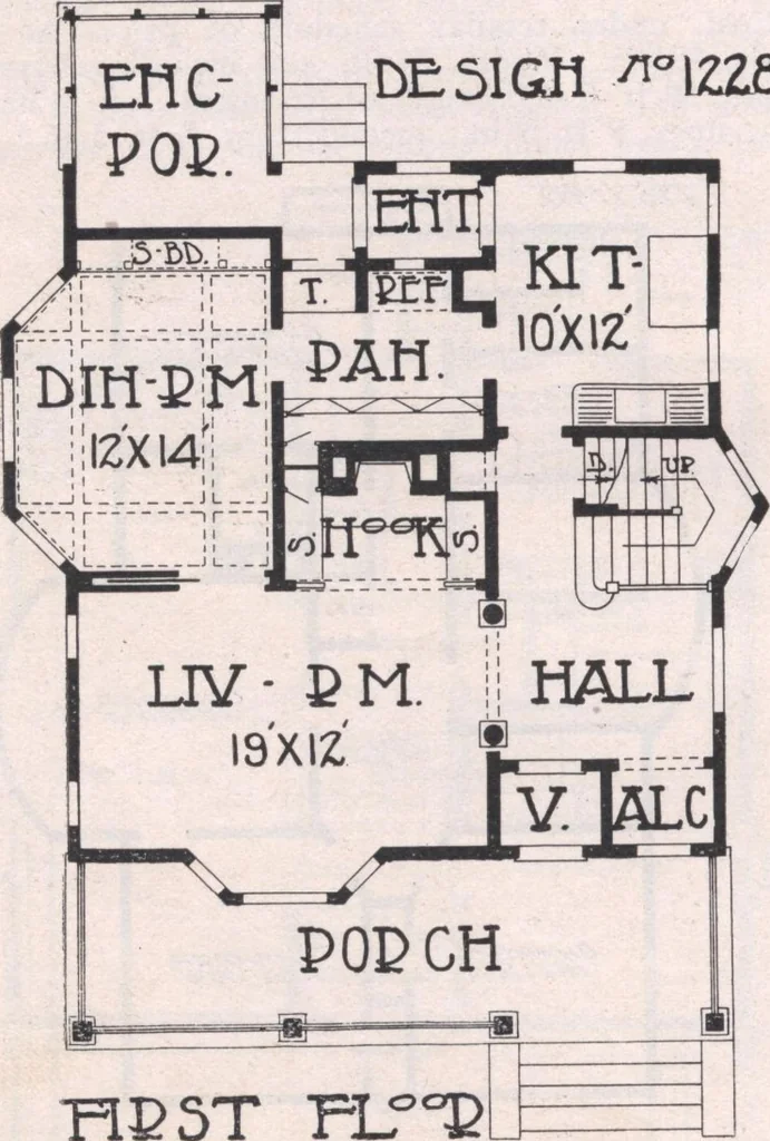 An illustration from Attractive homes, 1912, leaf 71