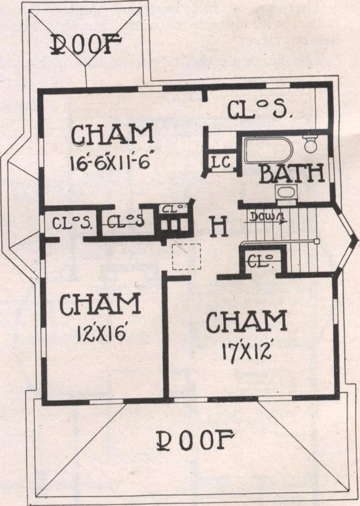 An illustration from Attractive homes, 1912, leaf 71