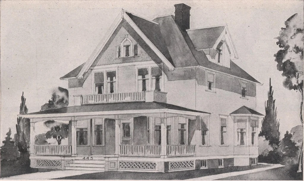 An illustration from Attractive homes, 1912, leaf 72