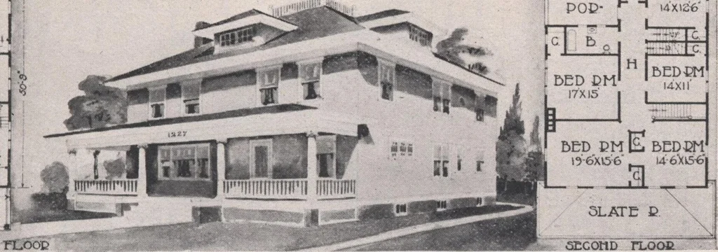 An illustration from Attractive homes, 1912, leaf 74