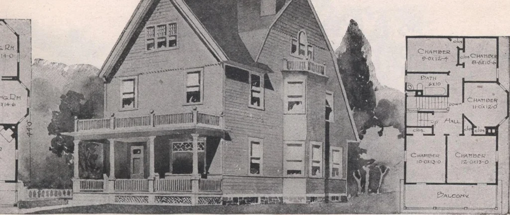 An illustration from Attractive homes, 1912, leaf 74