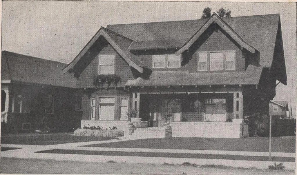 An illustration from Attractive homes, 1912, leaf 8