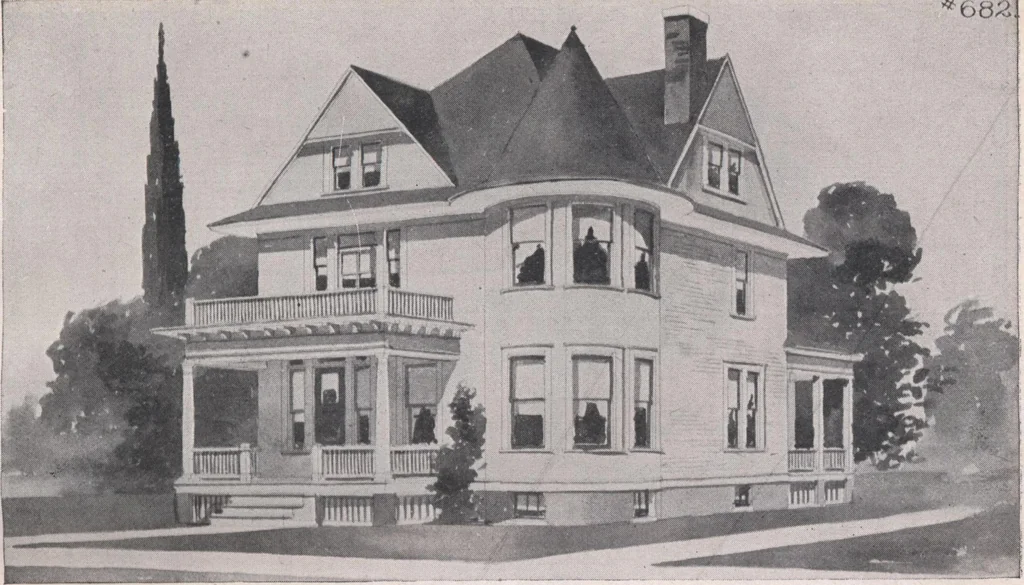 An illustration from Attractive homes, 1912, leaf 82