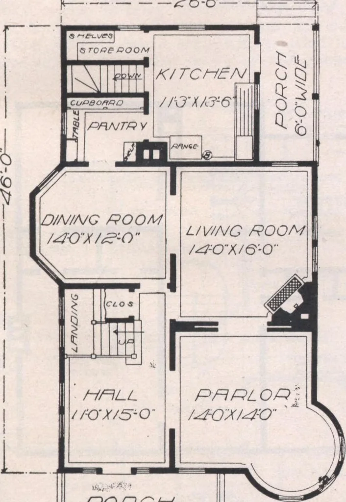 An illustration from Attractive homes, 1912, leaf 82
