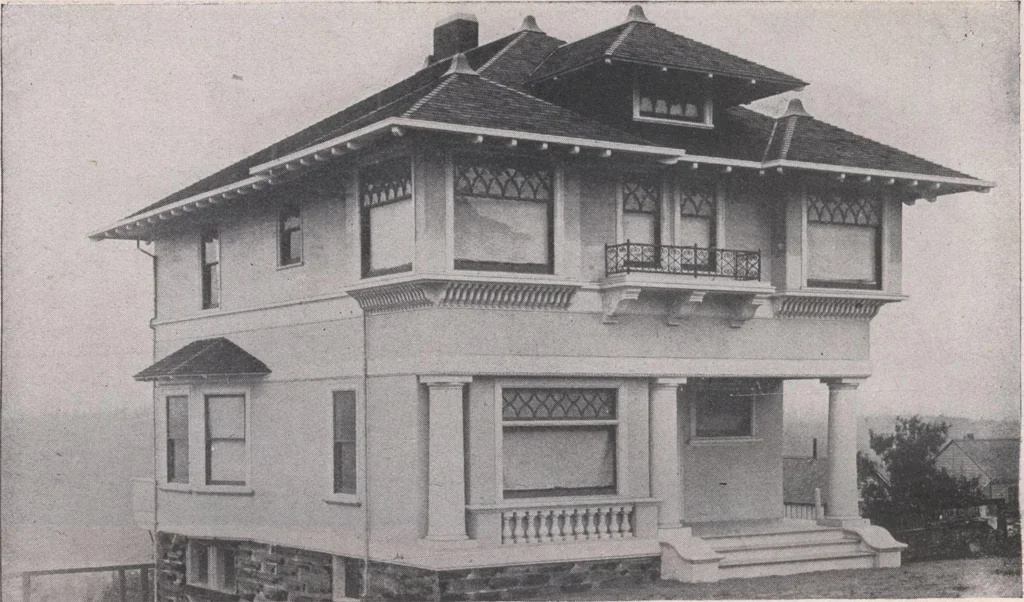 An illustration from Attractive homes, 1912, leaf 85