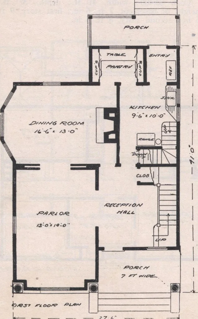 An illustration from Attractive homes, 1912, leaf 85