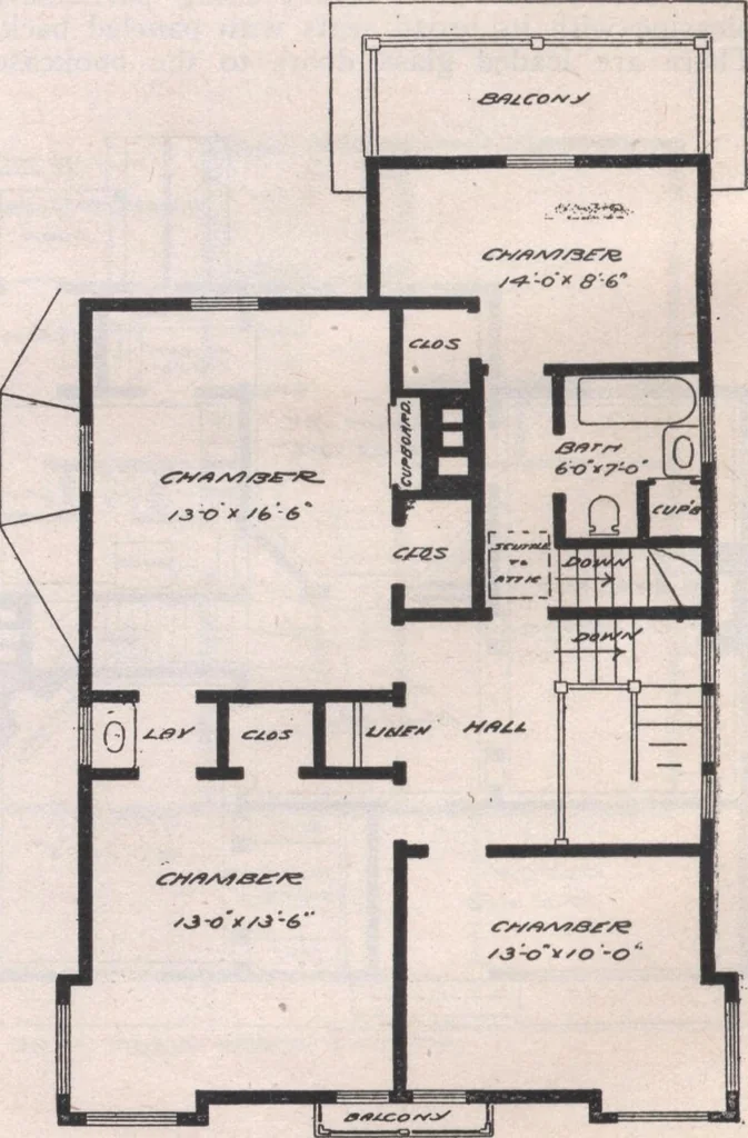 An illustration from Attractive homes, 1912, leaf 85