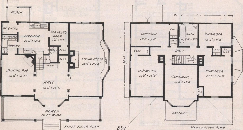 An illustration from Attractive homes, 1912, leaf 86