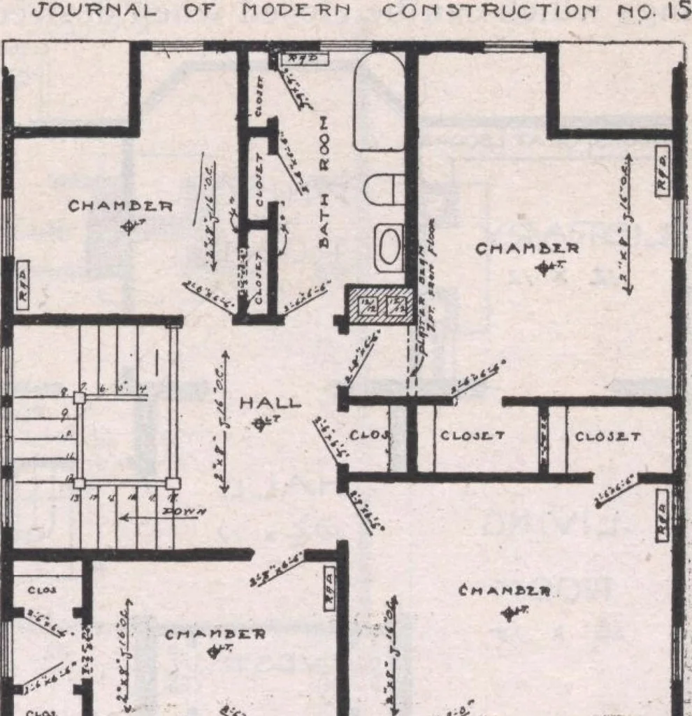 An illustration from Attractive homes, 1912, leaf 88