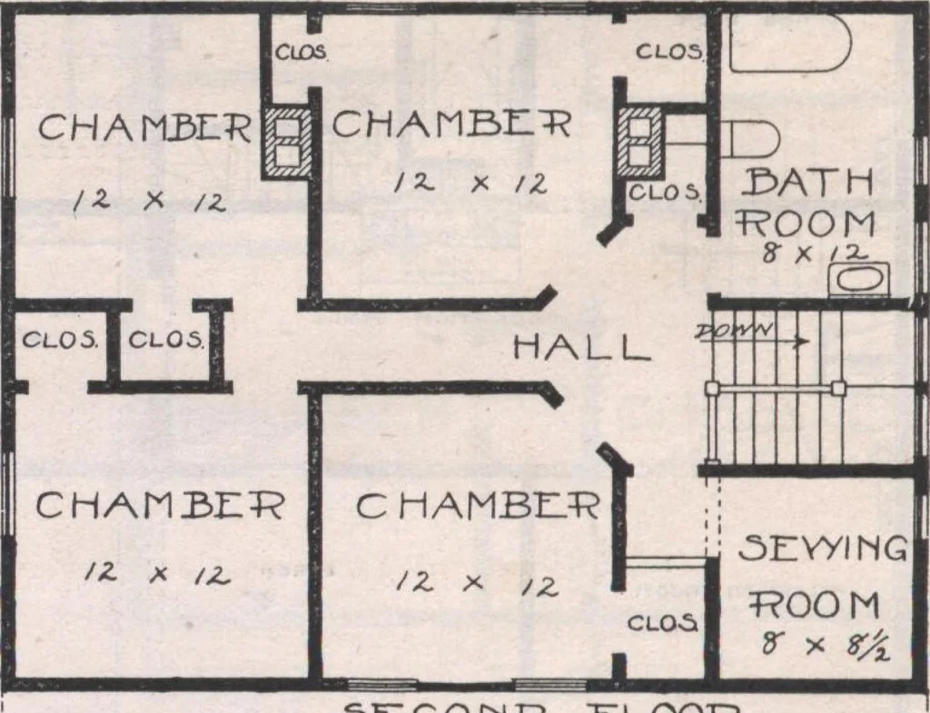 An illustration from Attractive homes, 1912, leaf 89