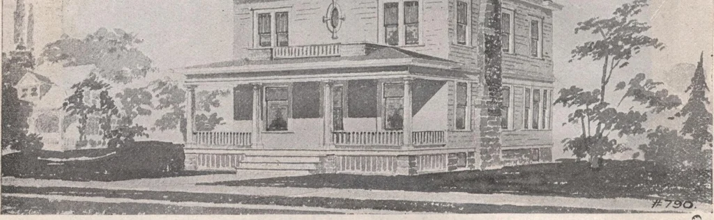 An illustration from Attractive homes, 1912, leaf 9