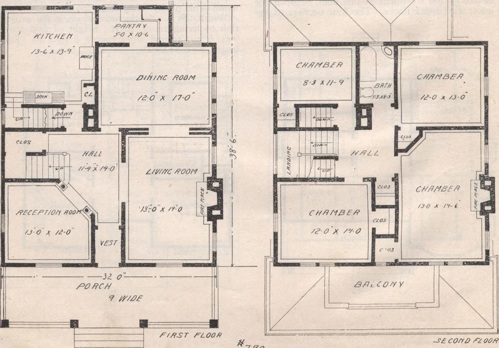 An illustration from Attractive homes, 1912, leaf 9