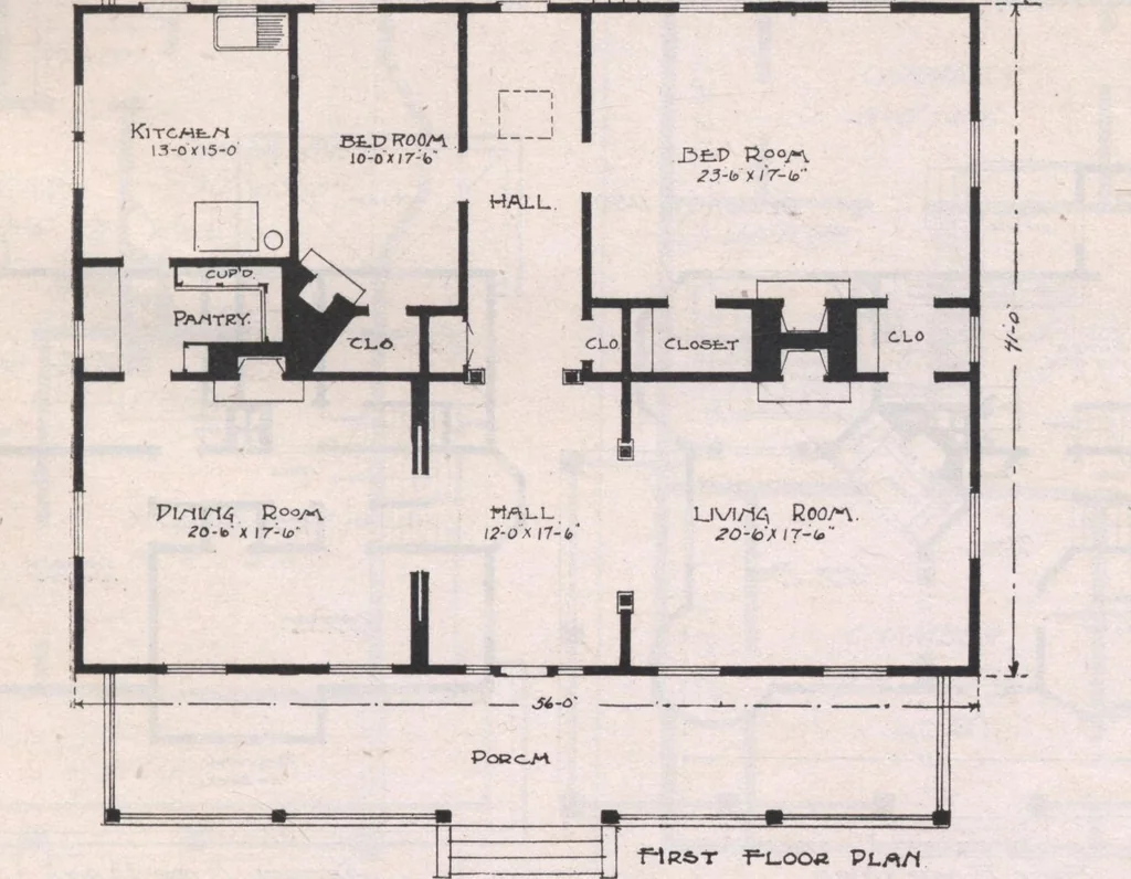 An illustration from Attractive homes, 1912, leaf 90