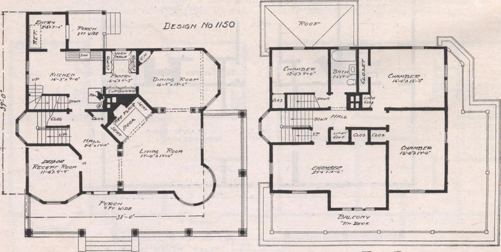 An illustration from Attractive homes, 1912, leaf 91