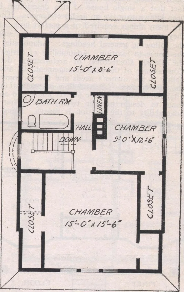 An illustration from Attractive homes, 1912, leaf 92