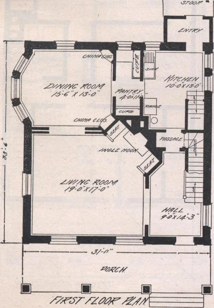 An illustration from Attractive homes, 1912, leaf 94