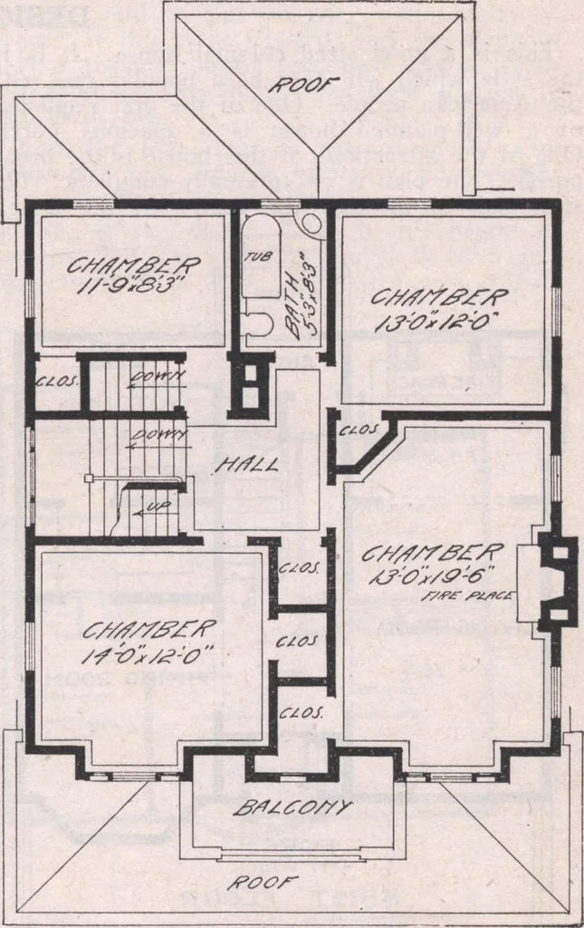 An illustration from Attractive homes, 1912, leaf 96