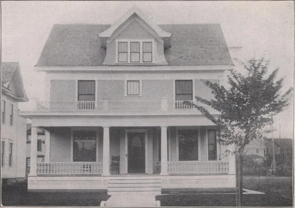 An illustration from Attractive homes, 1912, leaf 97