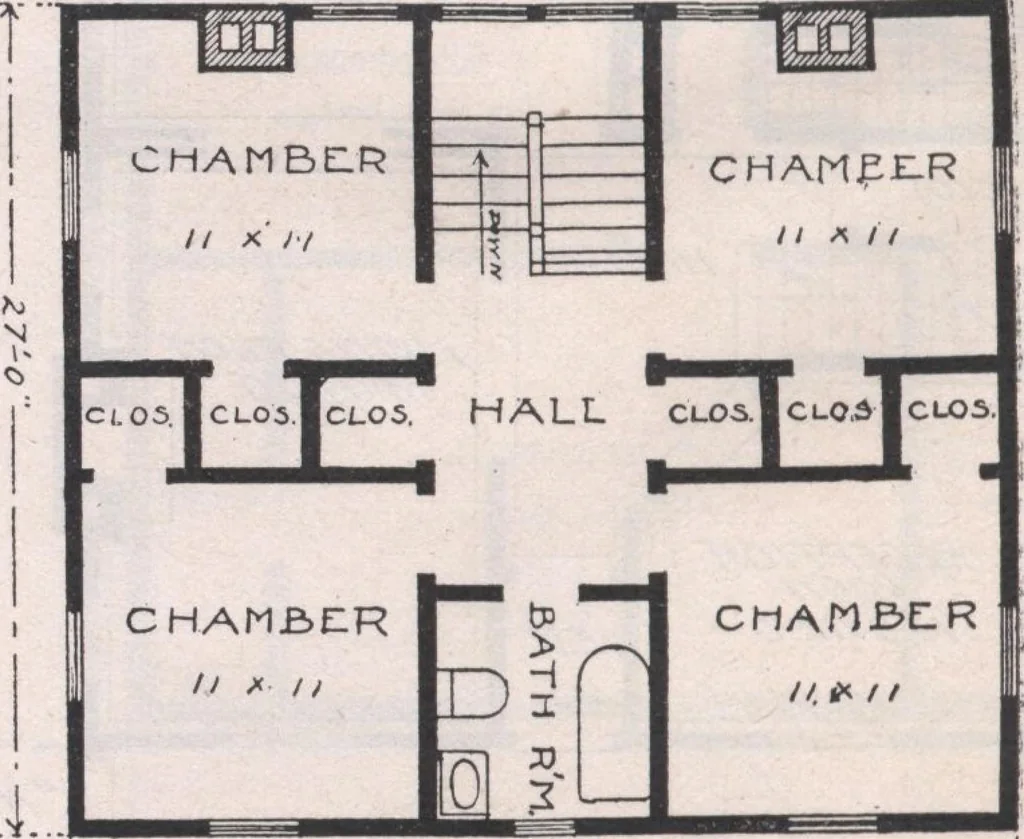 An illustration from Attractive homes, 1912, leaf 97